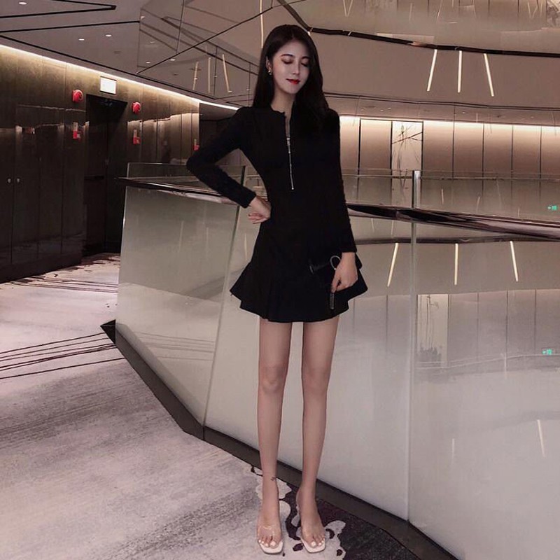 Đầm Nữ, Váy Nữ Khóa Ngực, Váy Kéo Khóa Ngực Dáng Ôm Trẻ Trung Sang Trọng SIXTEEN. | BigBuy360 - bigbuy360.vn