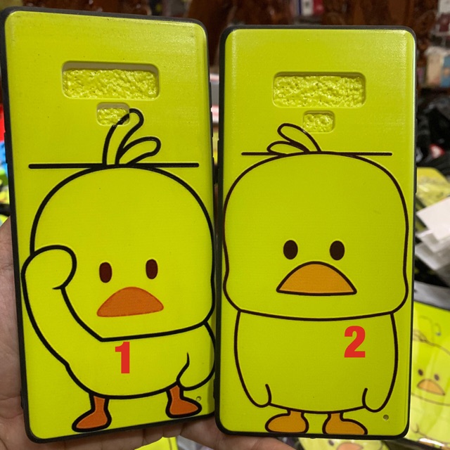 Ốp Samsung Note9 dẻo in hình vịt kute