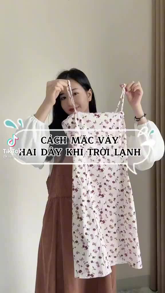 Đầm hoa hai dây MONÁ - DIANA | BigBuy360 - bigbuy360.vn