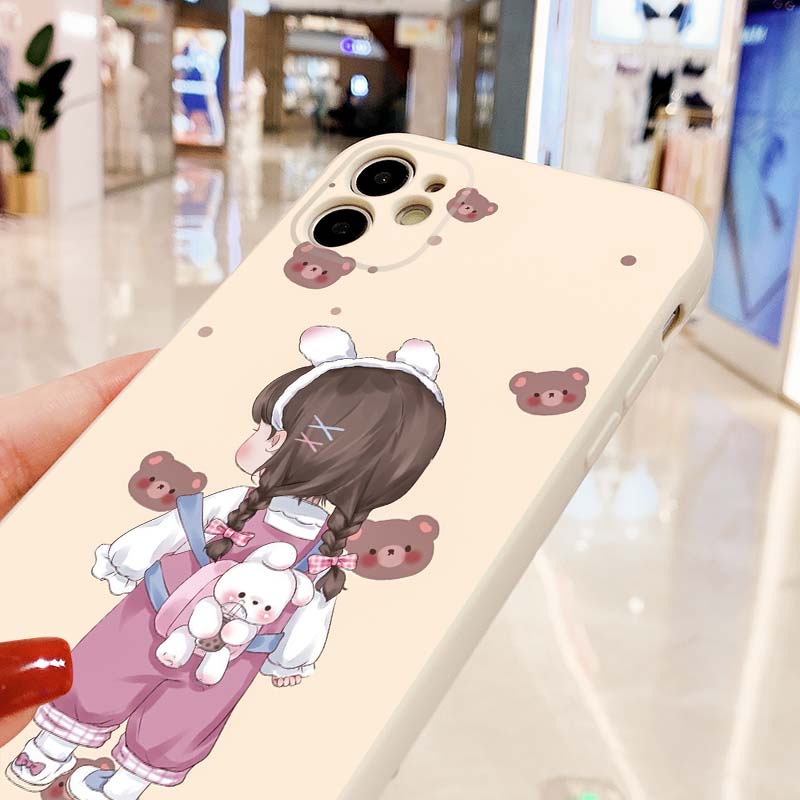 Ốp Điện Thoại Kiểu Balo Bảo Vệ Cho iPhone 14 13 12 Mini 11 Pro MAX XR X XS MAX 8 7 6 Plus SE3 SE2 1