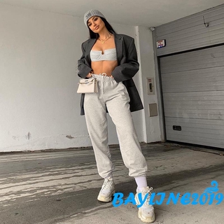 ❀Quần Jogger May-Nữ, Quần Dài Cao Cấp, Màu Trơn Thường Ngày Giảm Béo Rời Mặc Quần Thể Thao Yoga
