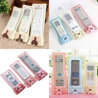 Bao (Vỏ) Bọc Chống Bụi Bảo Vệ Các Loại Remote (Điều Khiển), Tivi (TV), Máy Lạnh (Điều Hòa),... Hình Chiếc Nơ Và Chú Gấu