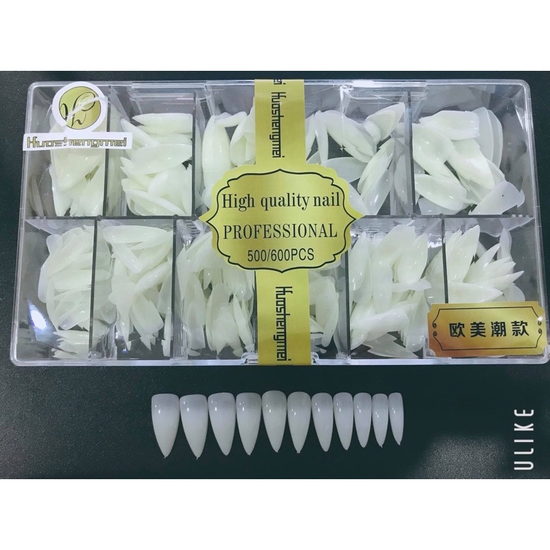 Móng úp phom nhọn HSM (bóng)