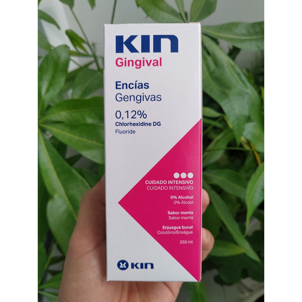 Nước súc miệng ngăn ngừa viêm nha chu viêm nướu Kin Gingival 250ml