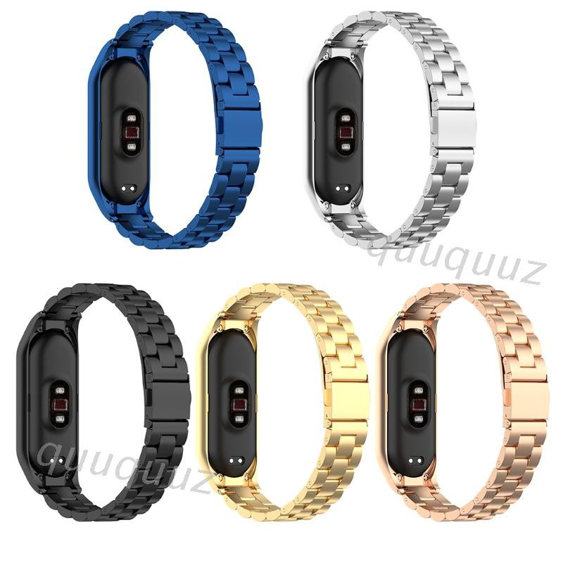 Dây Đeo Thay Thế Bằng Thép Không Gỉ Cho Xiaomi Mi Band 6 Mi Band 5