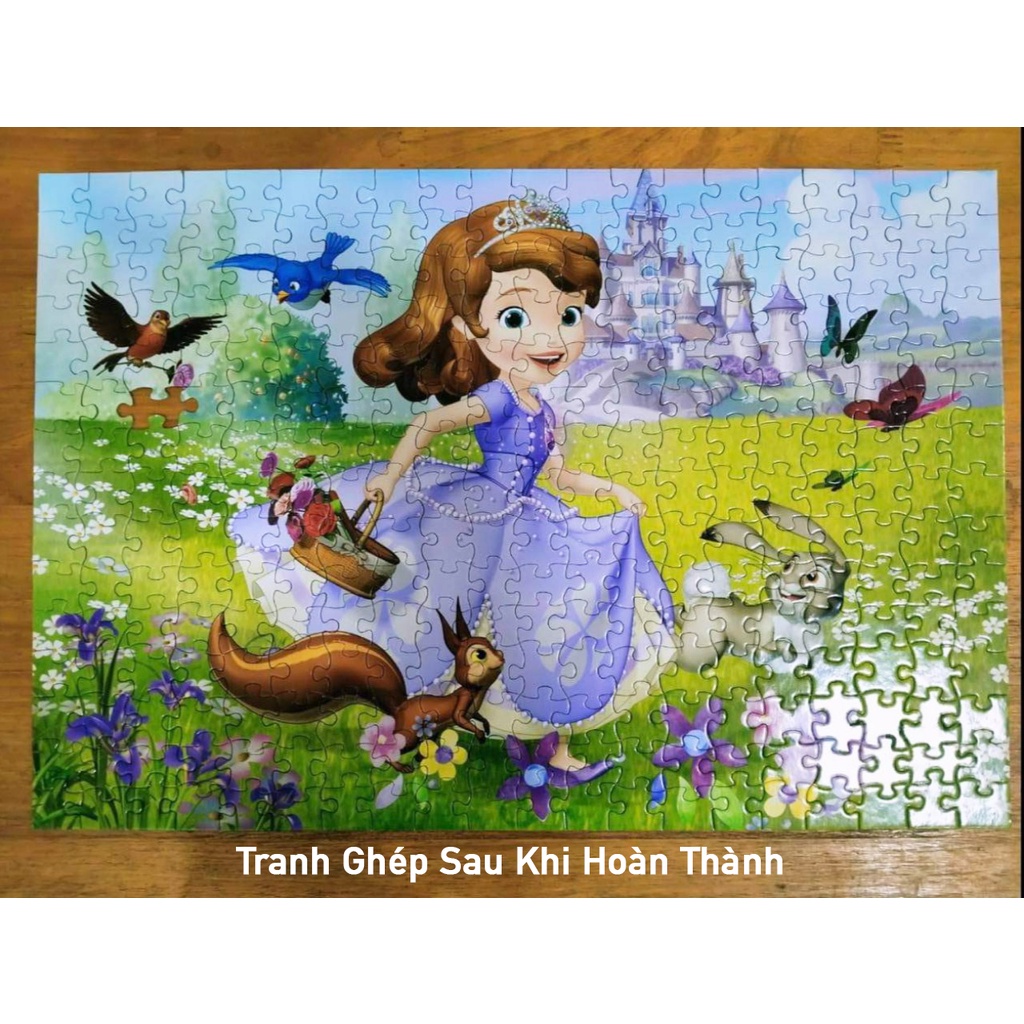 Tranh Ghép Hình 300 Mảnh Hãng Disney/Jigsaw Puzzle 300 Mảnh/Tranh Xếp Hình Cho Bé Từ 5 Tuổi