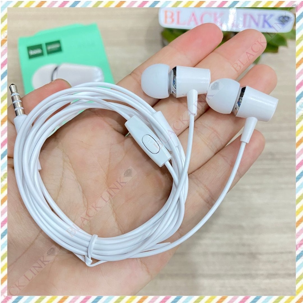 Tai Nghe Chính Hãng HOCO M34 Có Micro Chân Tròn 3.5mm Bass Mạnh Nhét Tai Chống Ồn In Ear Chơi Game Nghe Nhạc Đàm Thoại