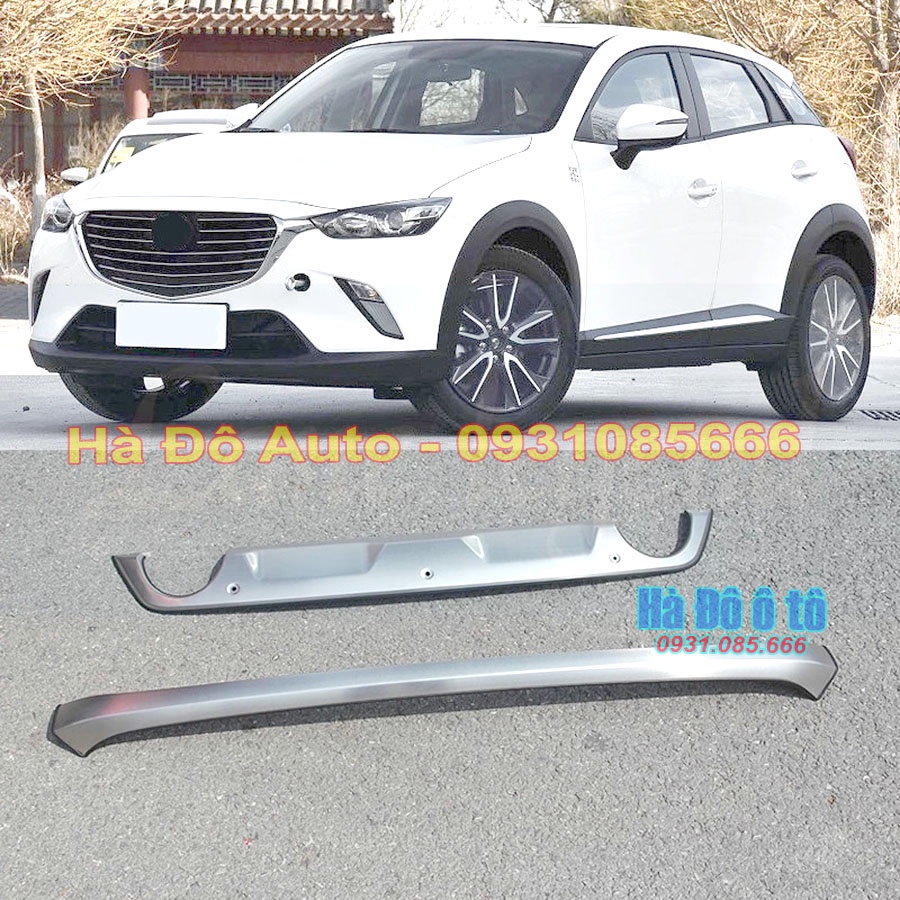 Ốp Cản Trước Sau Mazda CX3 Chống Bắn Đá - Ốp Cản CX3 - Body Kit CX3