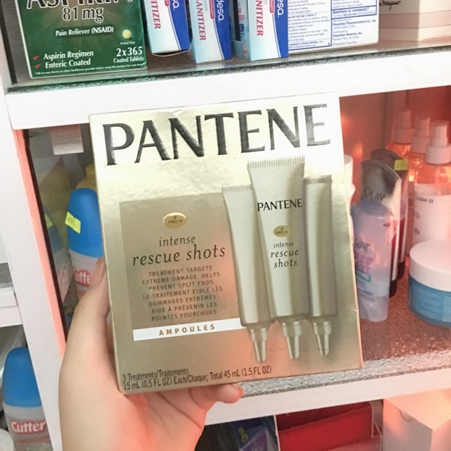 Bộ Chăm Sóc Tóc Pantene Intense Rescue Shots