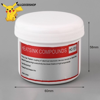 all} 100g  White Heat Sink Compound CPU Graphic Card Cooling Grease Silicone Paste