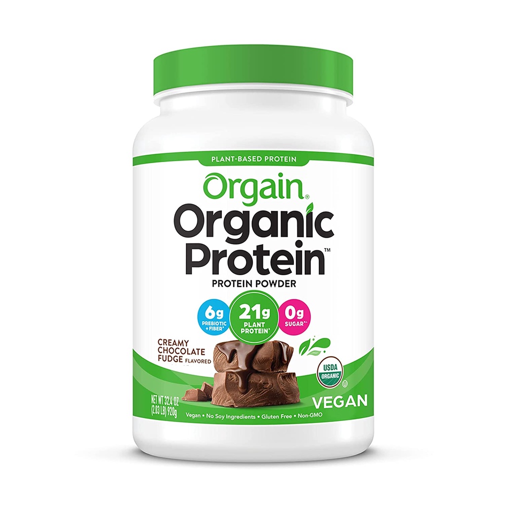 Orgain Protein organic Bột Đạm superfood, Vanilla Bean Vegan, Non GMO Mẫu mới 920gr