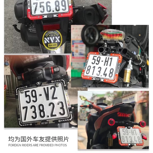 Bảng số lắp biển xe cnc nhôm cao cấp