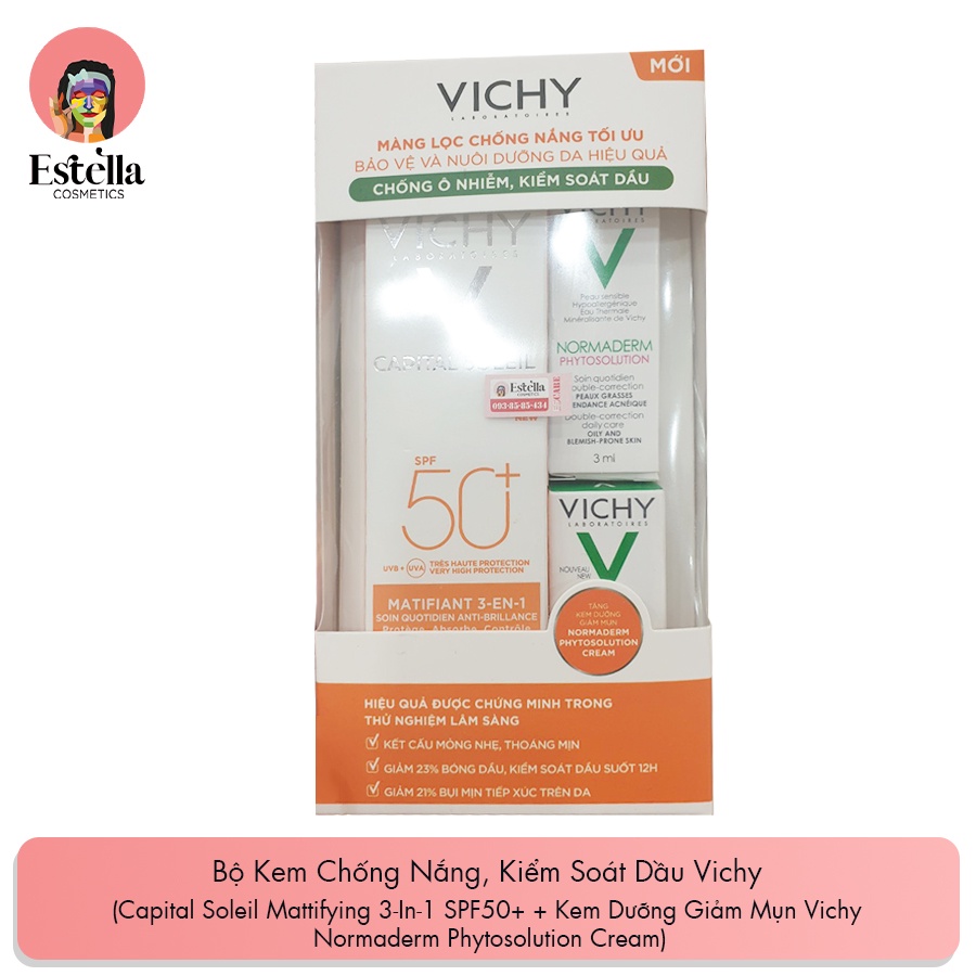 Combo Chống nắng Vichy