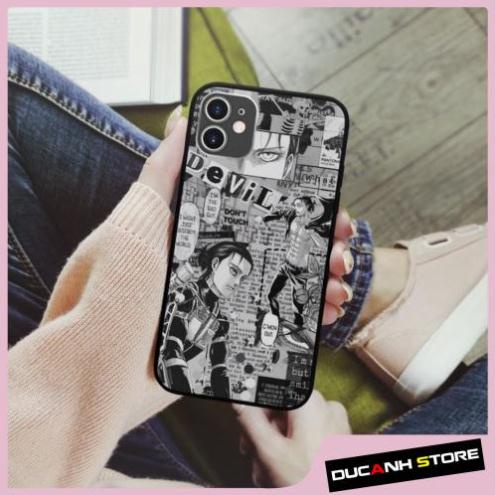 Ốp lưng iphone SAMSUNG hình Ảnh Ghép Manga Eren Yeager collage lưng nhám  cho các dòng iPhone PAP20210938