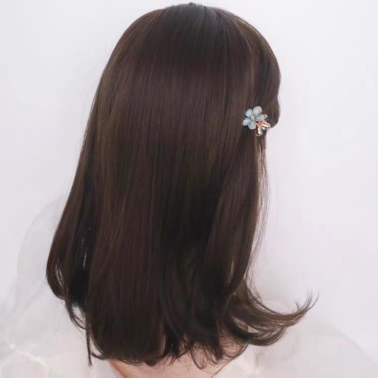 Kẹp Tóc Đính Đá Hình Bông Hoa Mini Xinh Xắn Kích Thước 2022