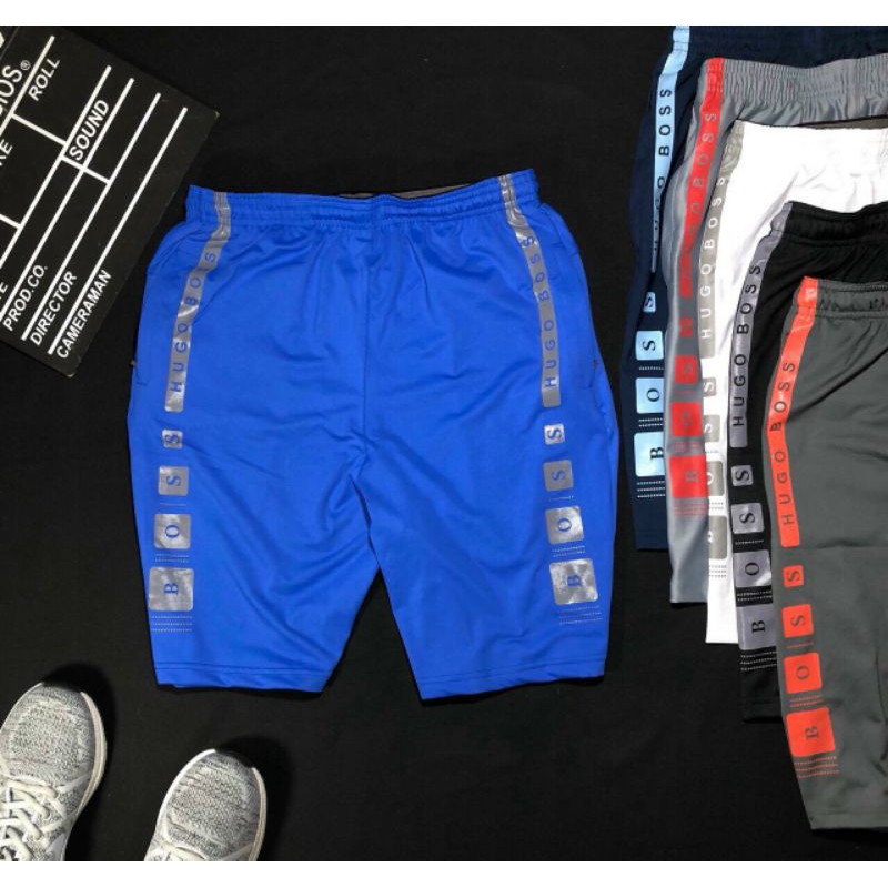 Quần short thun thể thao in BOSS