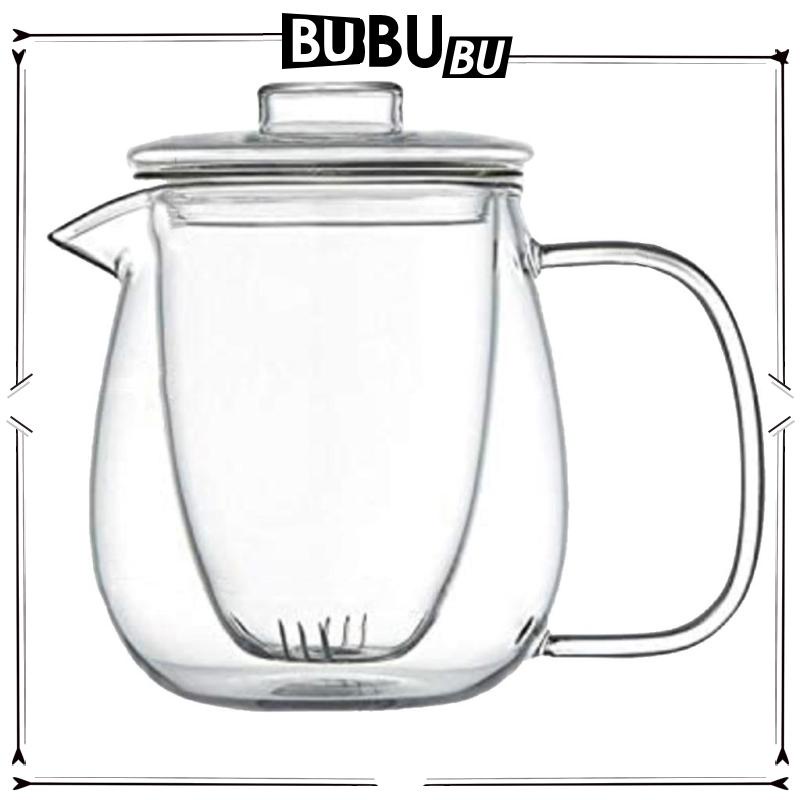 Bình trà thủy tinh nhỏ 300ml có ngăn lọc trà an toàn có thể tháo rời