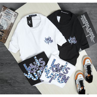 Mẫu CHỮ LV, Áo Thun Unisex CAO CẤP Cotton 4 Chiều, Hot Trend 2020. Mẫu Mới Nhất