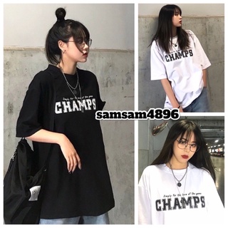 [RẺ VÔ ĐỊCH Áo thun CHAMPS form rộng tay lỡ(nam nữ ok)