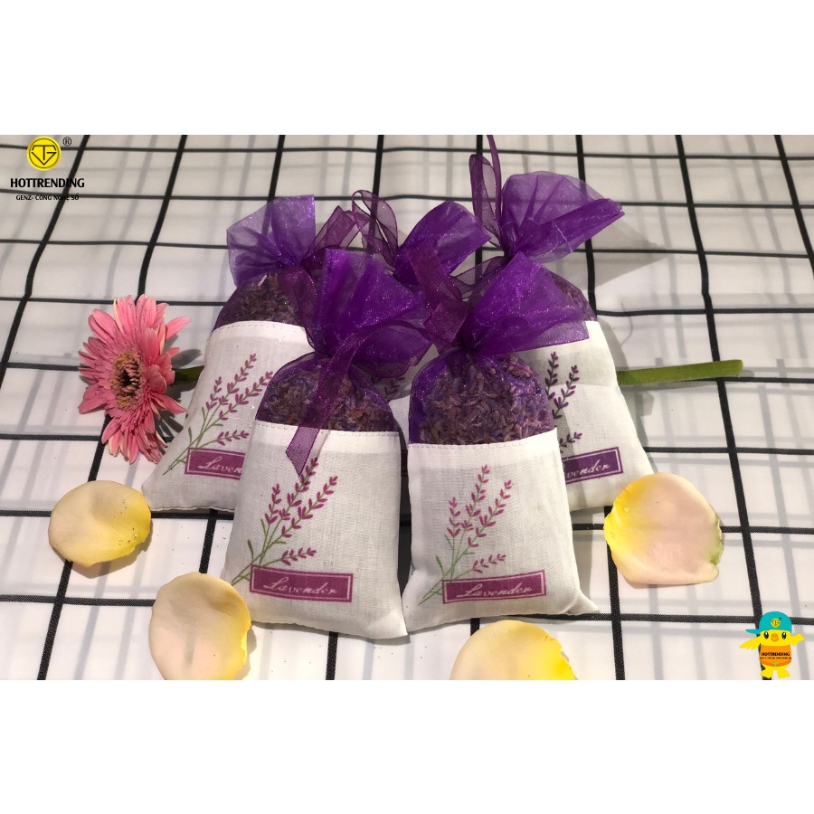 Túi thơm, hút mùi làm từ nụ hoa Lavender khô tự nhiên an toàn cho nhà bạn
