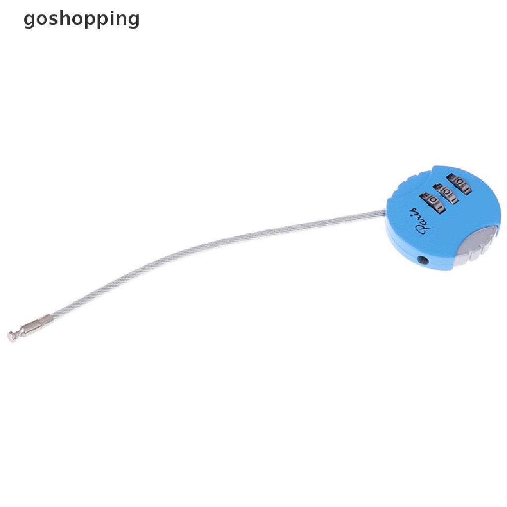 1 Ổ Khóa Hành Lý Du Lịch 3 Số Mini 3.7 * 9cm