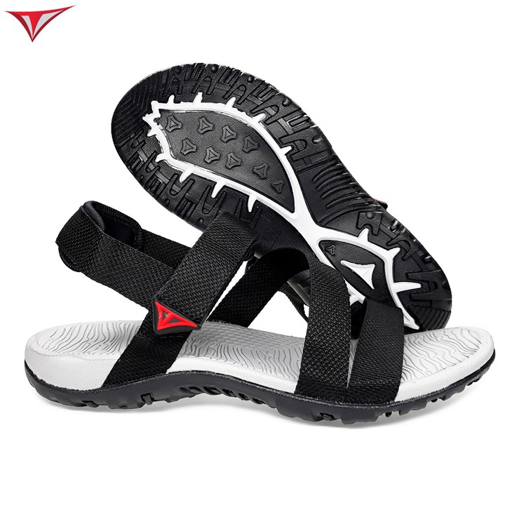 [Fullbox] Giày Sandal Nam Việt Thủy Quai Chéo Đen - VT06