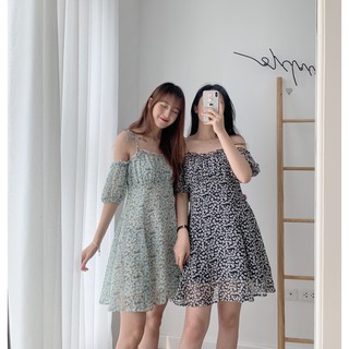 Váy 2 dây rớt vai ngực bèo tkv36 1994closet