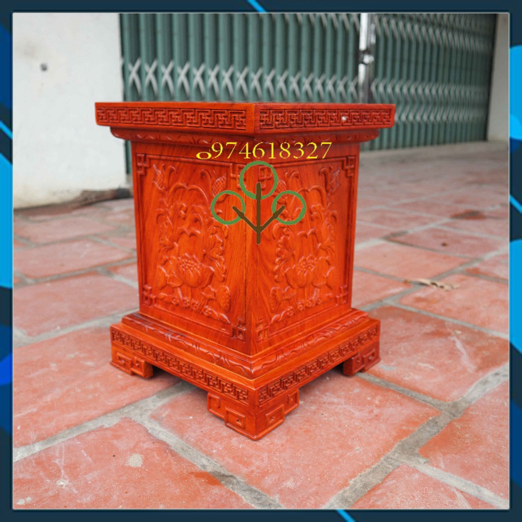 Đôn chân loa gỗ hương kê đồ phong thủy hàng cao cấp cao 40cm | BigBuy360 - bigbuy360.vn