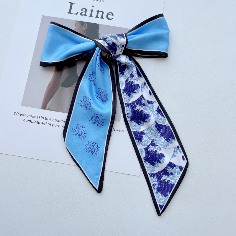 Khăn cột tóc khăn quấn túi polyester size 6x95cm