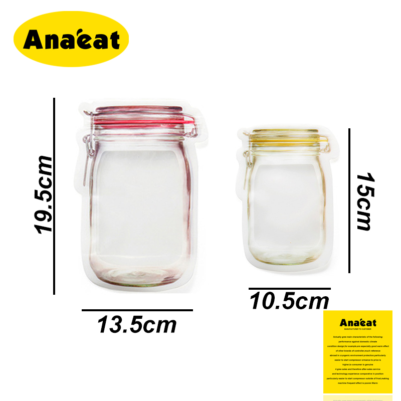 Túi thợ nề thiết kế trong suốt ANAEAT để đựng đồ ăn nhẹ