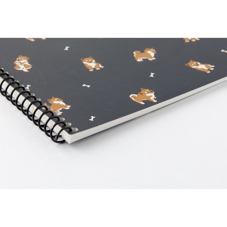 Sổ Tay ARTBOX Hàn Quốc Họa Tiết Cún Shiba Màu Xanh Navy 30 Tờ
