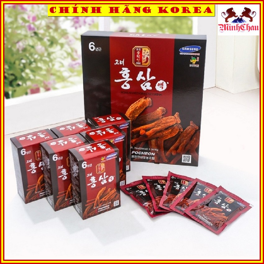 Nước Hồng Sâm 6 Năm Pocheon Chính Hãng Hàn Quốc, minhchau