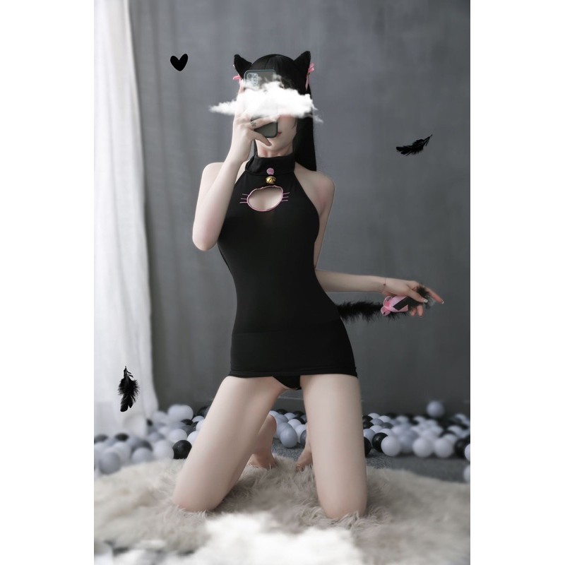 CosPlay Sexy Mèo Tinh Nghịch Đồ Ngủ Sexy Váy Ngủ Quyến rũ Đồ Lót - Nội Y Nữ - NY36 - NY37