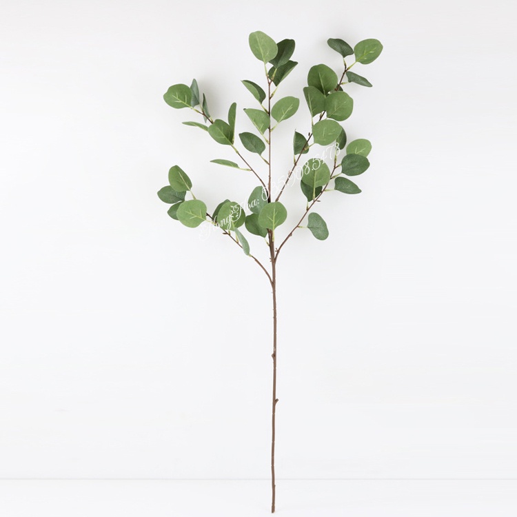 🍀 Cành Lá Táo Giả dài 80cm 5 nhánh lá to loại đẹp