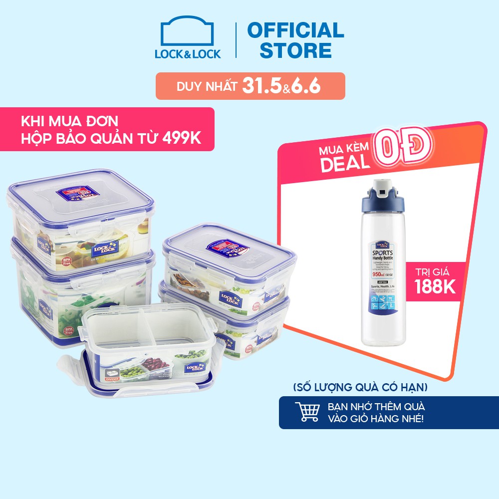 Bộ 5 hộp bảo quản L&L Classic (HPL806x2, HPL806Cx1, HPL854x1, HPL855x1) HPL855S5 | BigBuy360 - bigbuy360.vn