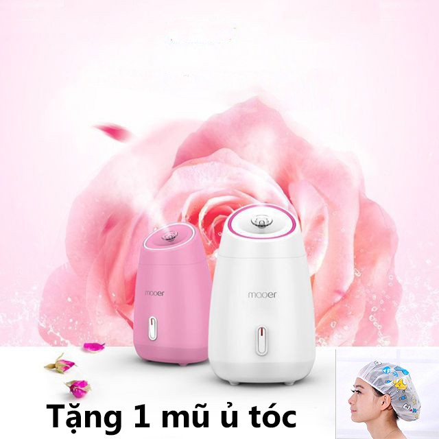 Máy xông hơi mặt thảo dược và hoa quả tươi tặng 1 mũ ủ tóc