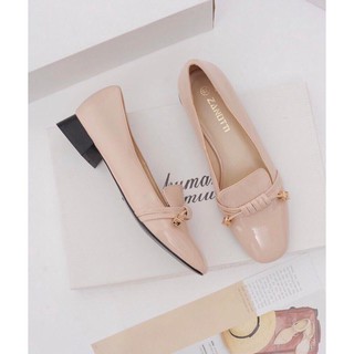 GIÀY MỌI DA BÓNG 3CM