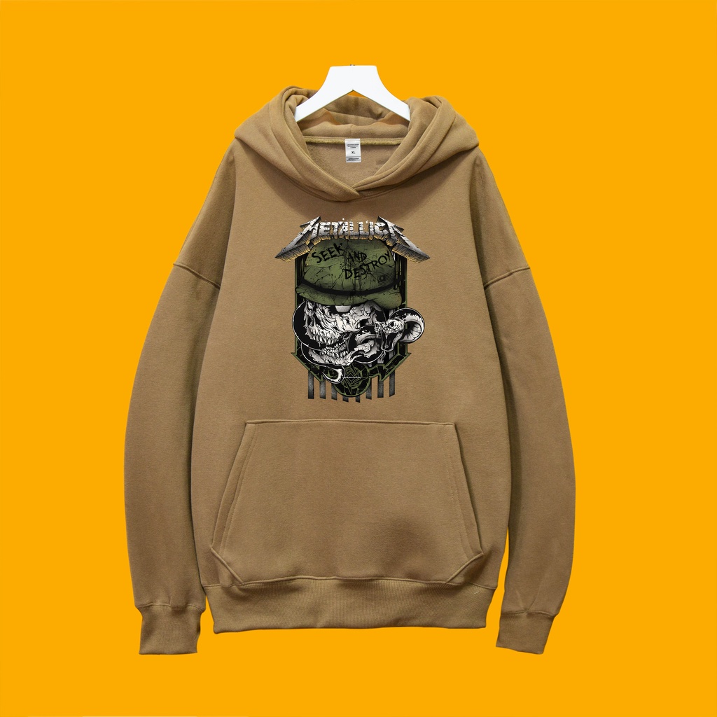 Áo Nỉ Hoodie METALLICA SEEK AND DESTROY Dogo Store , áo hoodie nam nữ nỉ bông cotton