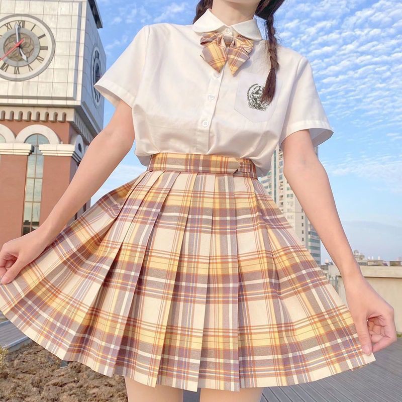 jk đồng phục suit trọn bộ học sinh Nhật Bản chính hãng mùa hè đại phong cách áo ngắn tay thủy thủ phù hợp với vá