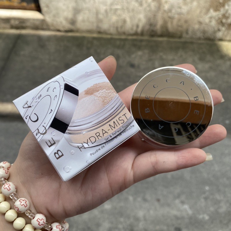 PHẤN PHỦ NGẬM NƯỚC BECCA HYDRA-MIST SET & REFESH POWER. ( Travel Size )