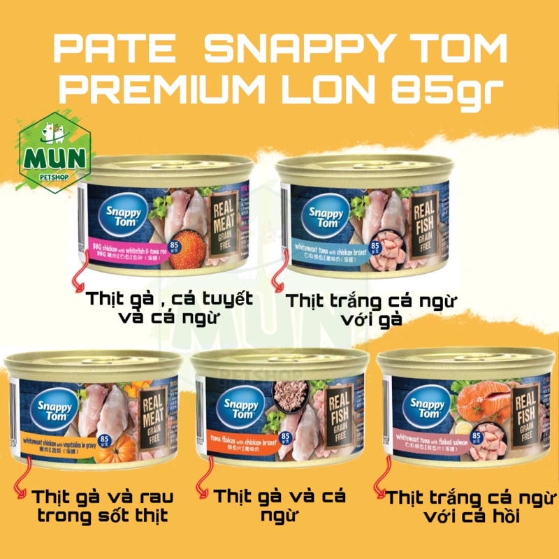 Pate Snappy Tom  [ LON 85gr ] (000839)