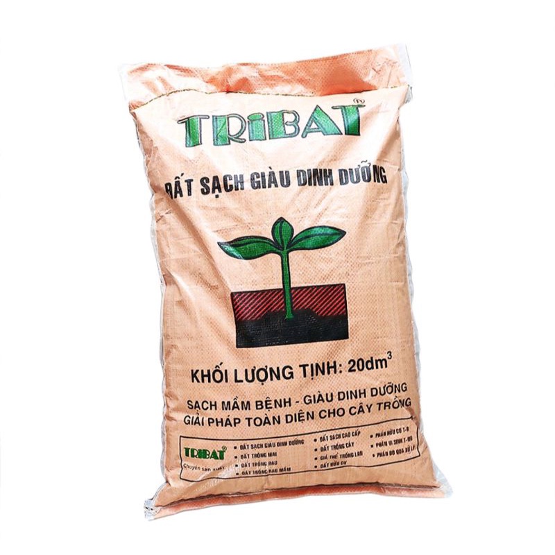 Đất tribat, đất dinh dưỡng 20dm~ 10kg hàng công ty
