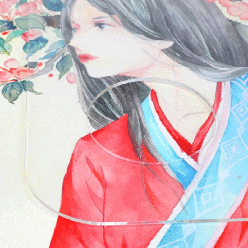 Bảng Acrylic Trong Suốt Hình Vuông Đựng Màu Nước / Dầu Vẽ Tranh Tiện Dụng