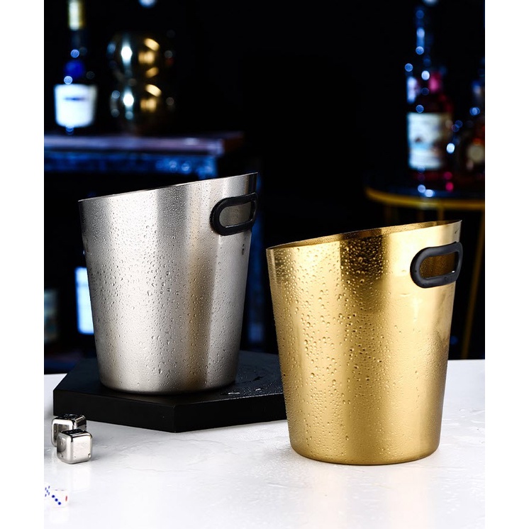 Xô đá 5L inox 304 cho nhà hàng quán bar Millai ML2424