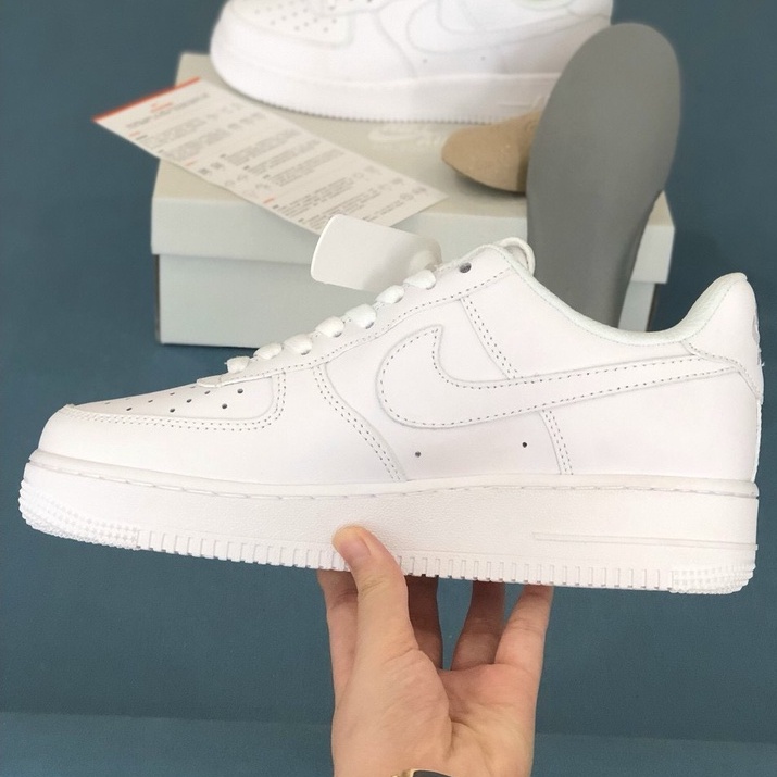 Giày_Nike Air Force 1All White- Giày AF1 Nam Nữ Thể Thao Cổ Thấp Cao Cấp Full box + Bill