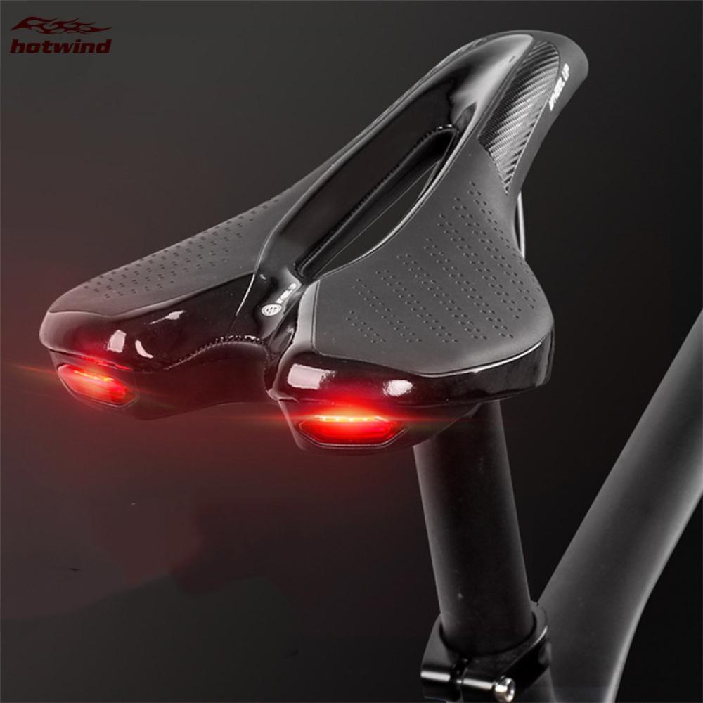 Hw Yên Xe Đạp Có Đèn Led Cảnh Báo Chống Sốc Sạc Usb Tiện Lợi
