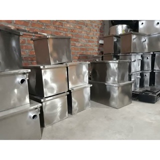 Bể tách mỡ 20L, Bẫy mỡ 20L, Bẫy mỡ Inox 20L
