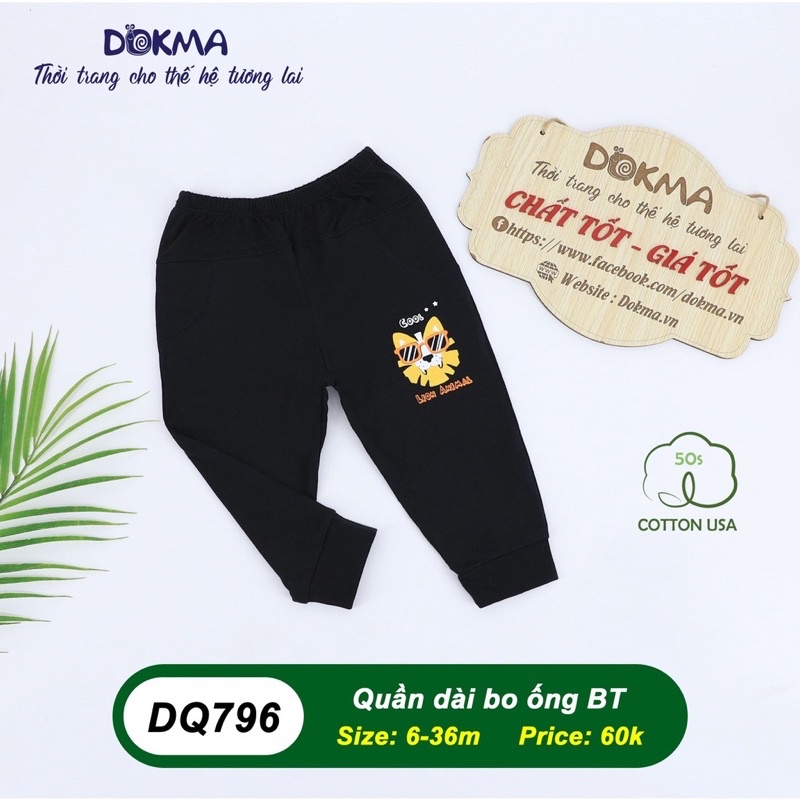 Quần trẻ em bo ống dokma 3-36 tháng