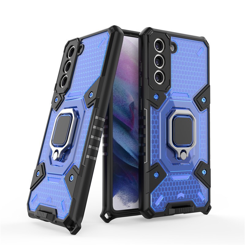 Ốp điện thoại tráng gương có nhẫn đỡ nam châm cho Samsung Galaxy S20 FE S21 Plus S21 Ultra Note 20 Ultra Note 10 Plus