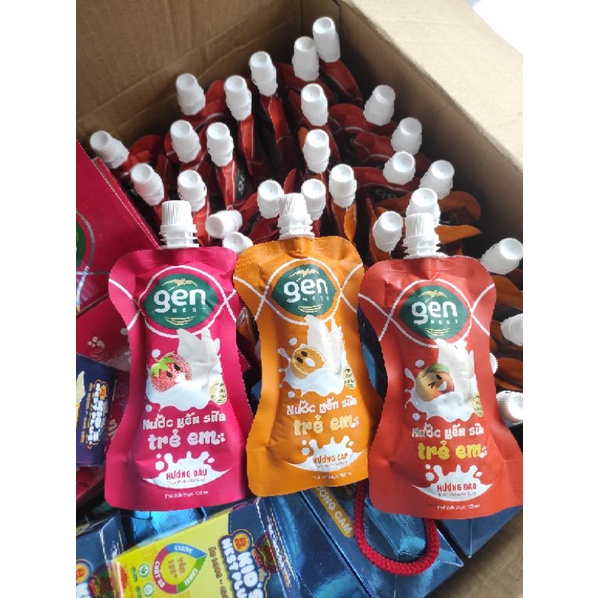 Nước Yến Sữa trẻ em Gen Nest lốc 10 túi * 105ml